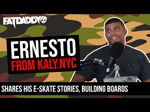 KALY.NYC building custom Electric Skateboards | Fatdaddy Podcast #4
